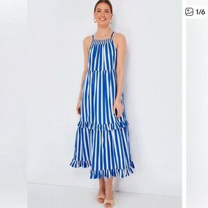 Pomander Place by Tuckernuck Blue Stripe Avondale Dress